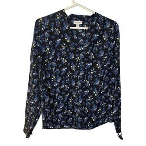 Mason Jules blouse Large Acadamia Floral Cottagecore Workwear Whimsy
